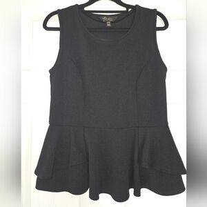Thalia Sodi Black Peplum Blouse